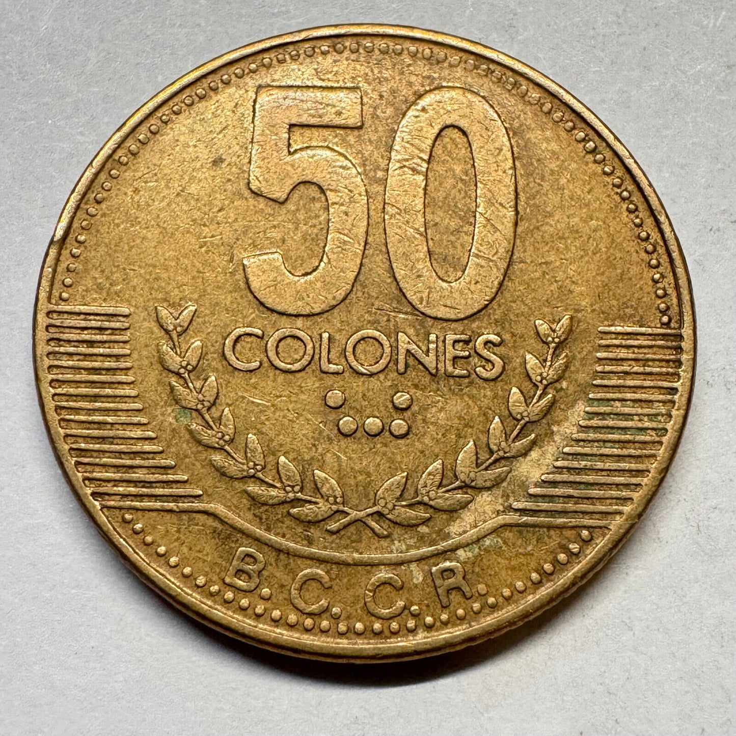 1999 Costa Rica 50 Colones - Beautiful Coin - #A-028