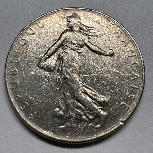 1977 France 1 Franc - Beautiful Coin - #A-065