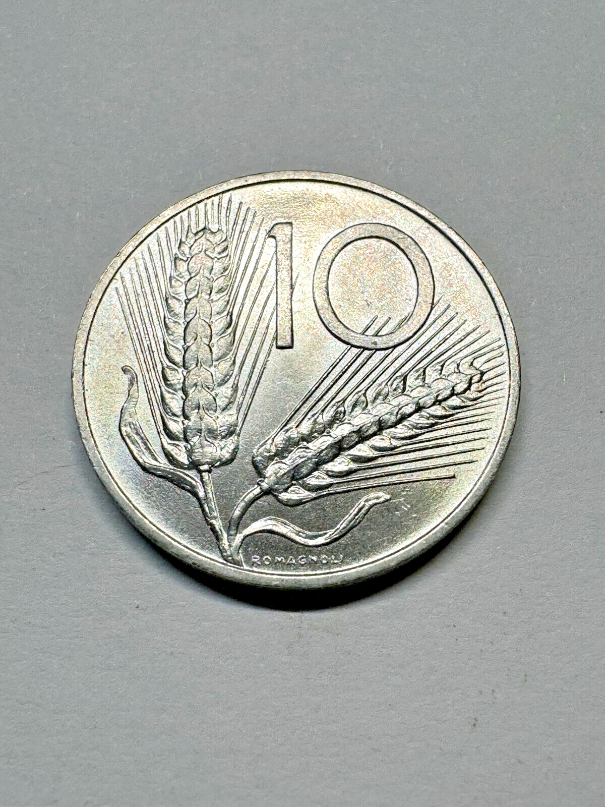 Italy 1954 10 Lire - Beautiful Coin - #A-001