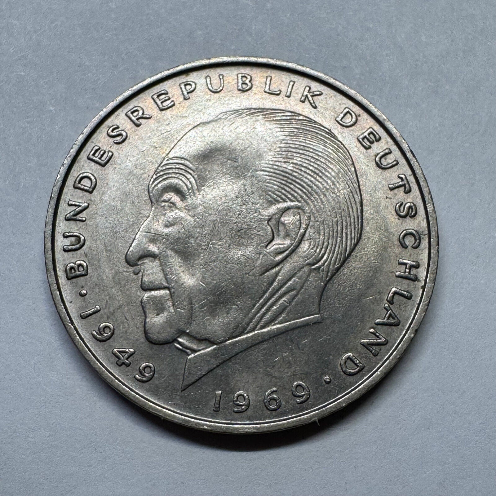 1971 Germany 2 Mark - Beautiful Coin - #B-034