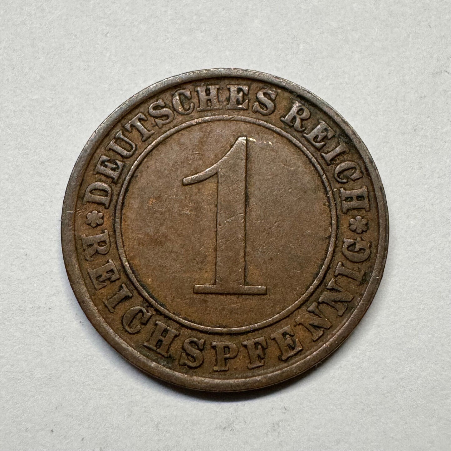 1931 Germany 1 Reichspfennig - Beautiful Coin - #B-051