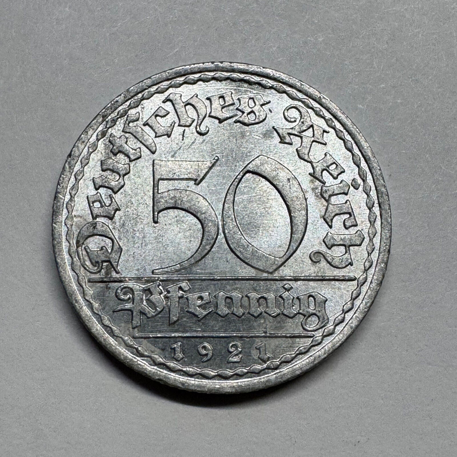 1921 Germany 50 Pfennig - Beautiful Coin - #B-007