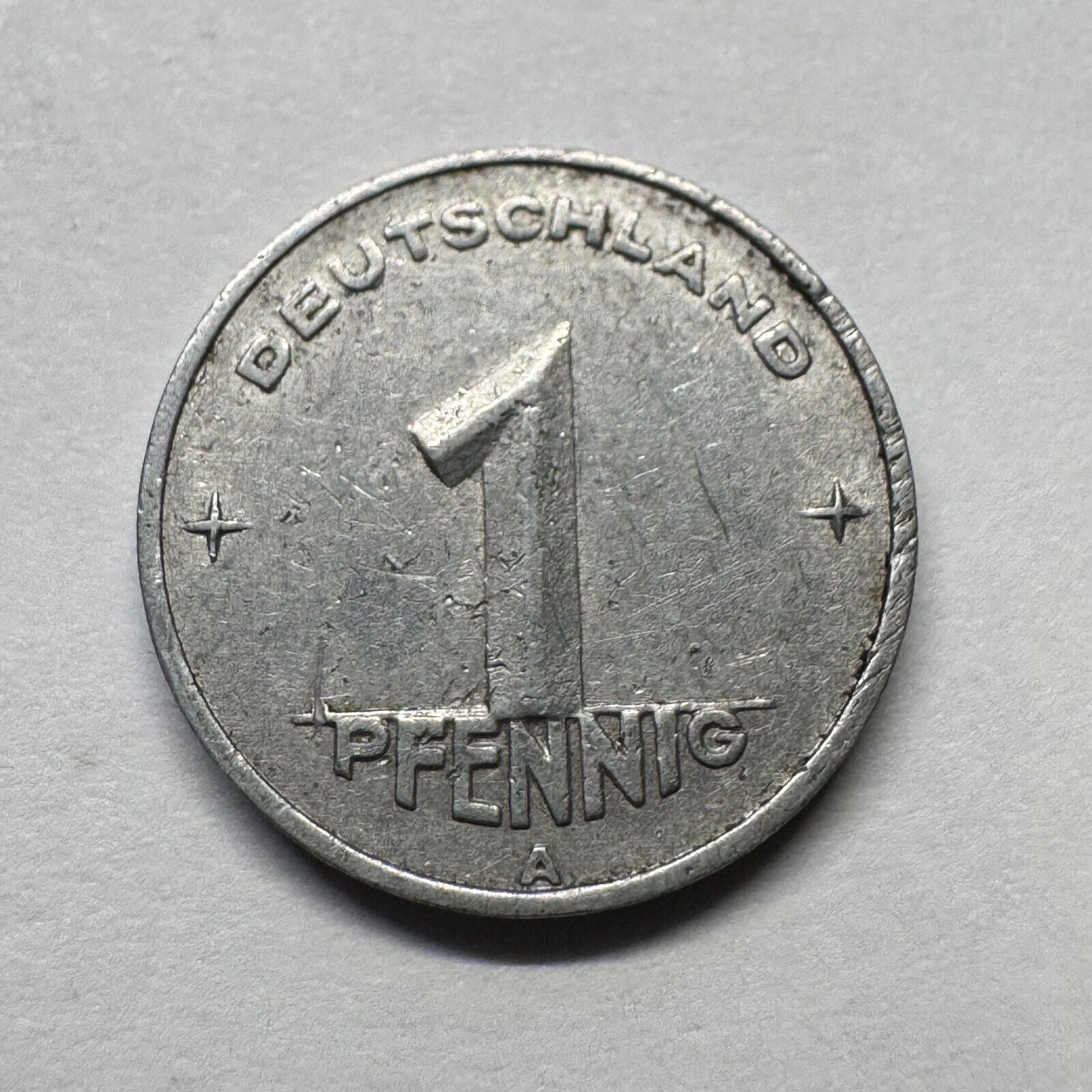 1950 Germany 1 Pfennig - Beautiful Coin - #A-095