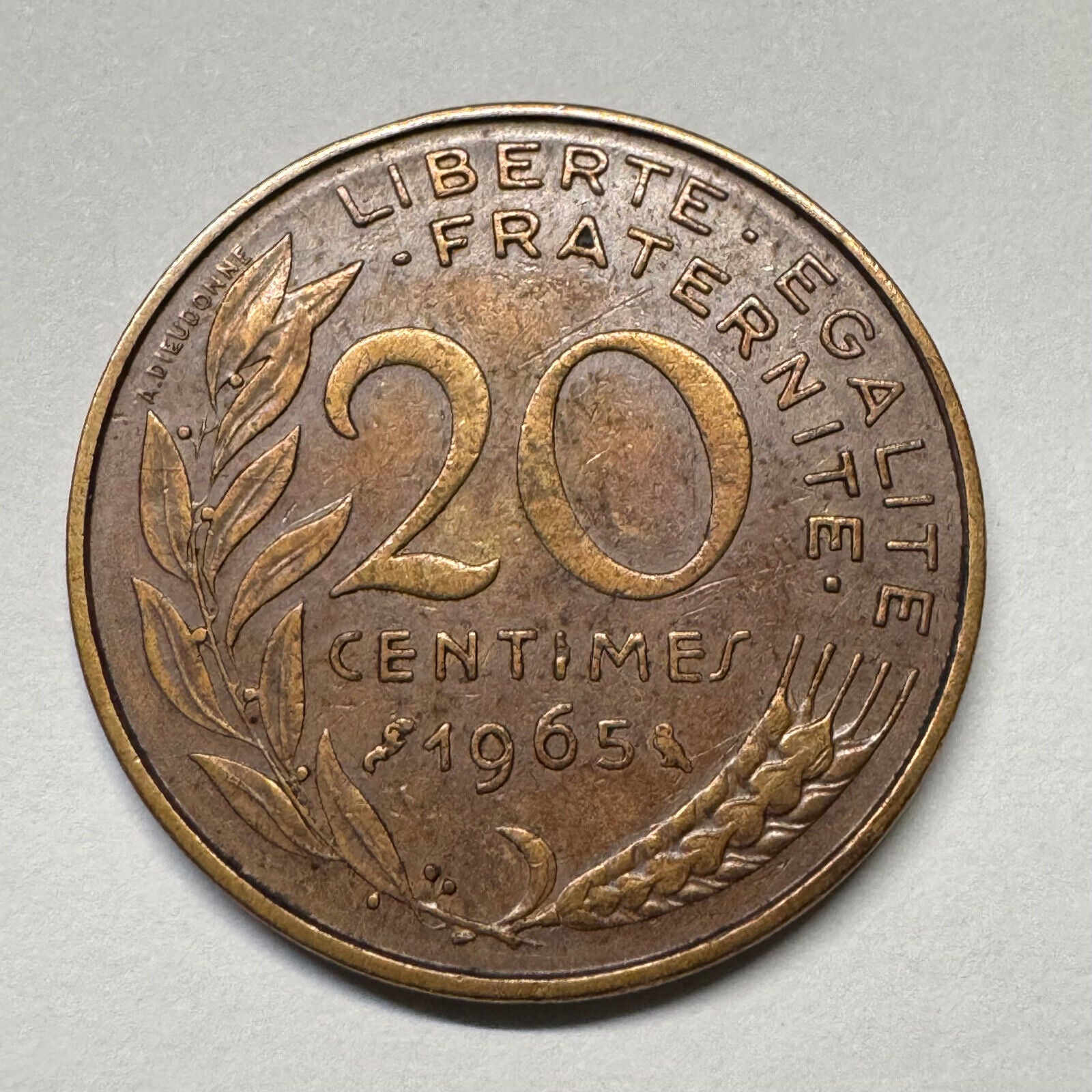1965 France 20 Centimes - Beautiful Coin - #B-054