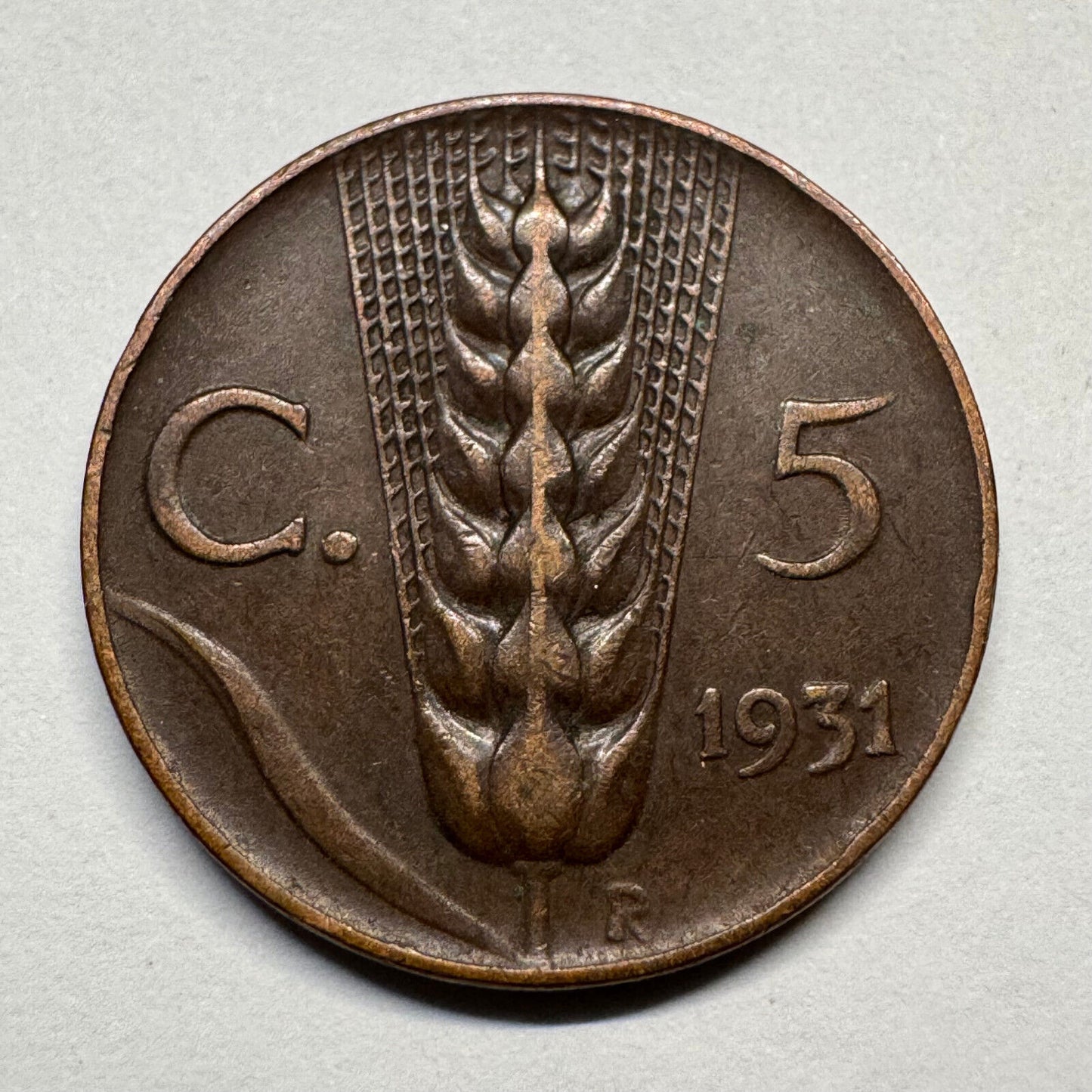 1931 Italy 5 Centesimi - Beautiful Coin - #B-051