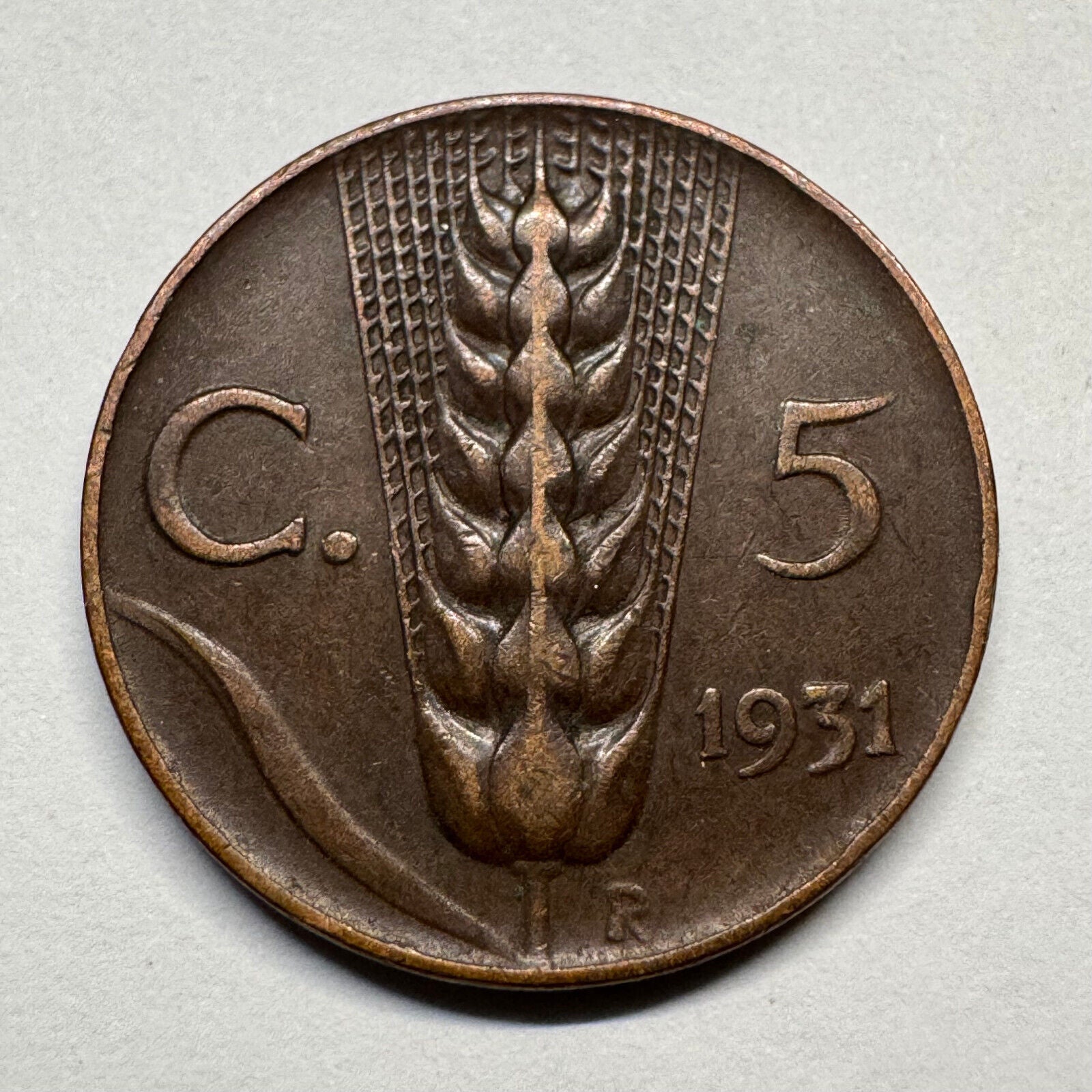 1931 Italy 5 Centesimi - Beautiful Coin - #B-051