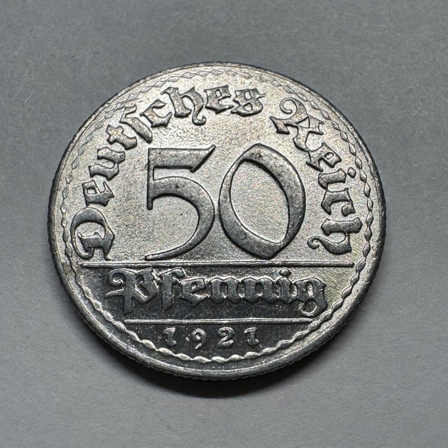 1929 Germany 50 Pfennig - Beautiful Coin - #B-005