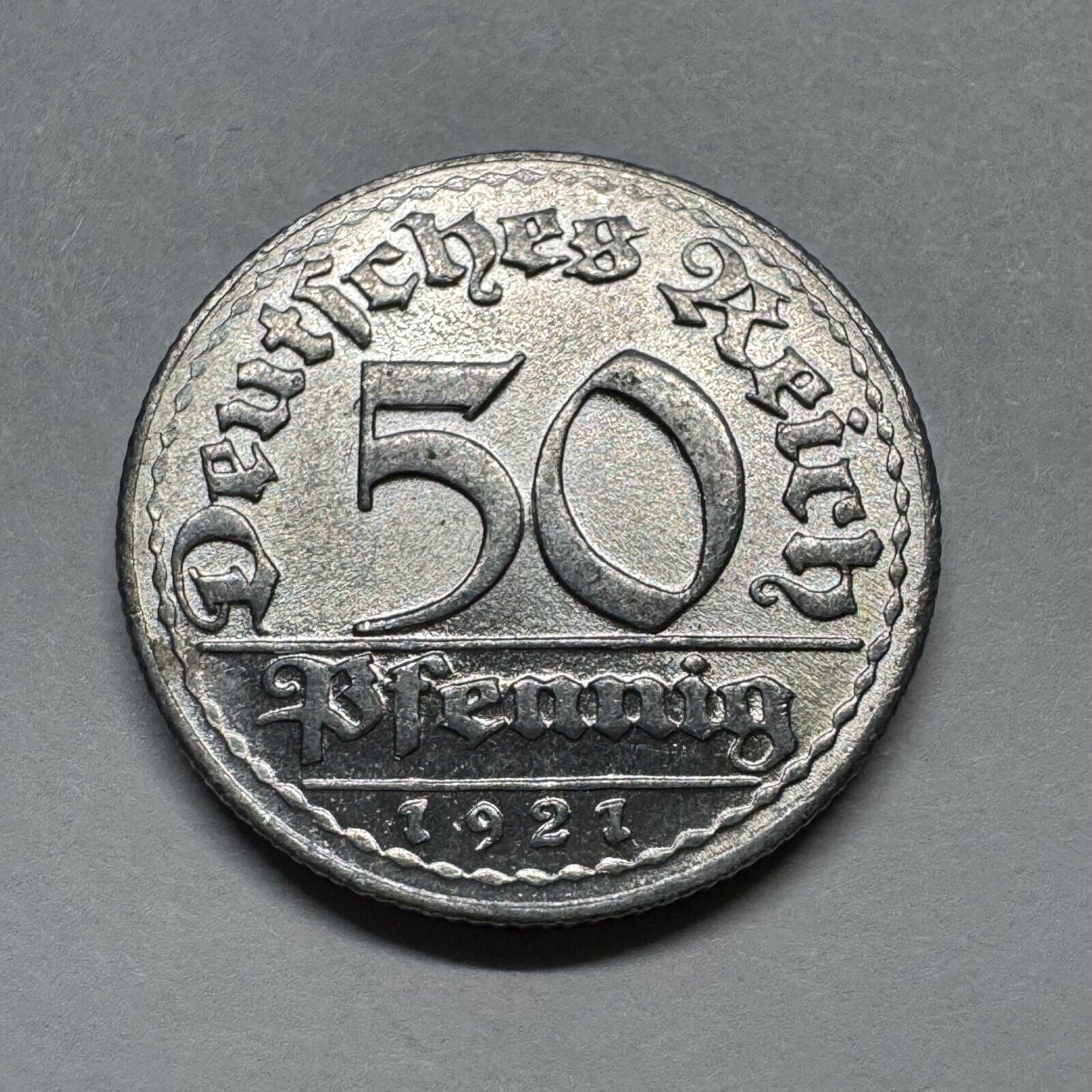 1929 Germany 50 Pfennig - Beautiful Coin - #B-005