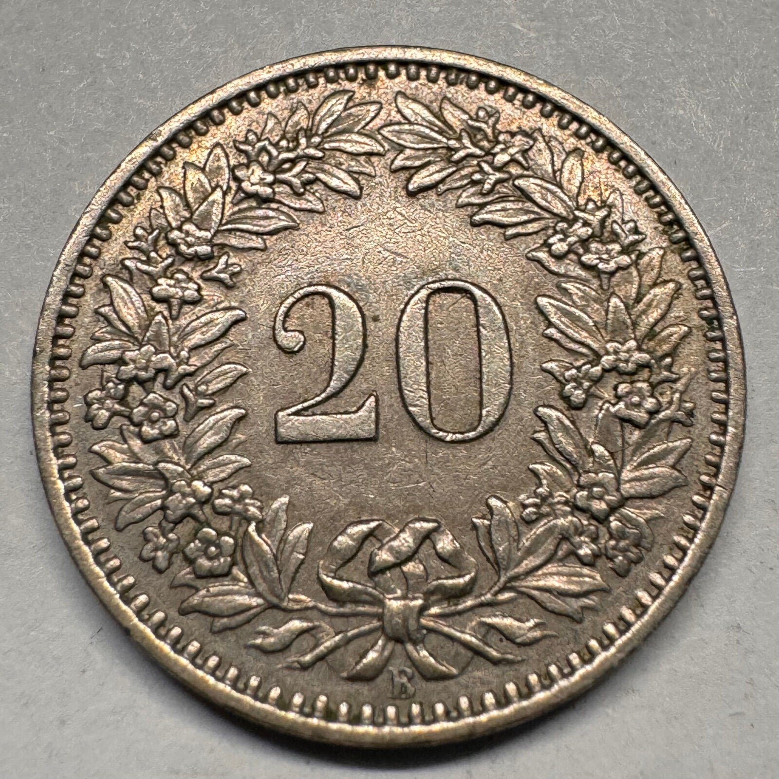 1958 Switzerland 20 Rappen - Beautiful Coin - #A-030