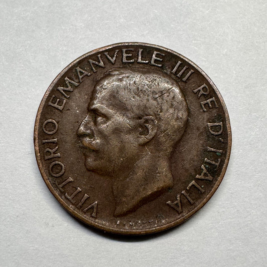 1925 Italy 5 Centesimi - Beautiful Coin - #B-011