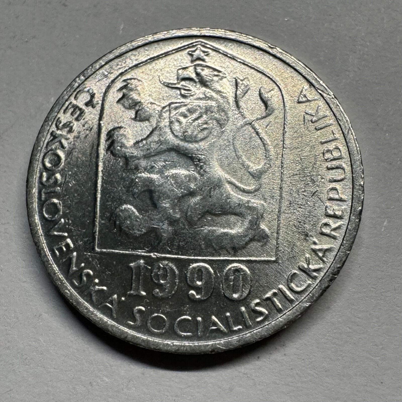 1990 Czechoslovakia 10 Haleru - Beautiful Coin - #A-008