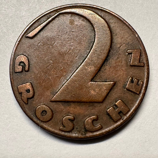 1929 Austria 2 Groschen - Beautiful Coin - #A-014