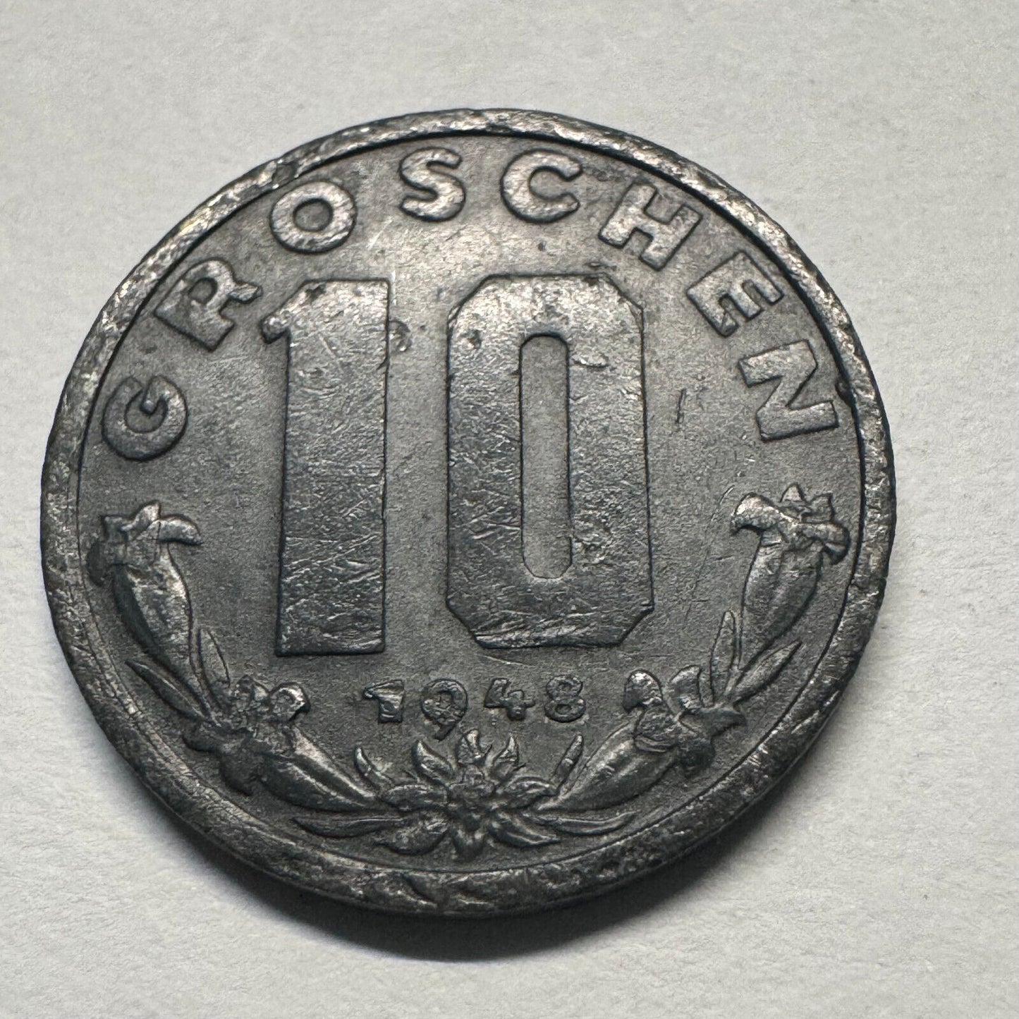 1948 Austria 10 Groschen - Beautiful Coin - #B-040