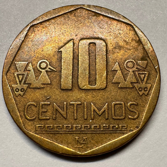 2003 Peru 10 Centimos - Beautiful Coin - #A-030