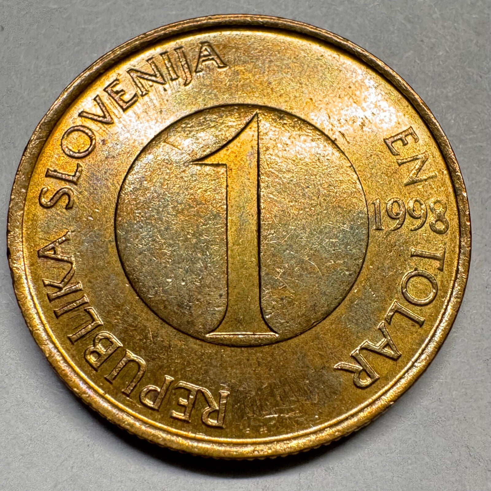 1998 Slovenia 1 Tolar - Beautiful Coin - #A-025