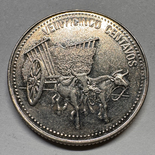 1990 Dominican Republic 25 Centavos - Beautiful Coin - #A-053