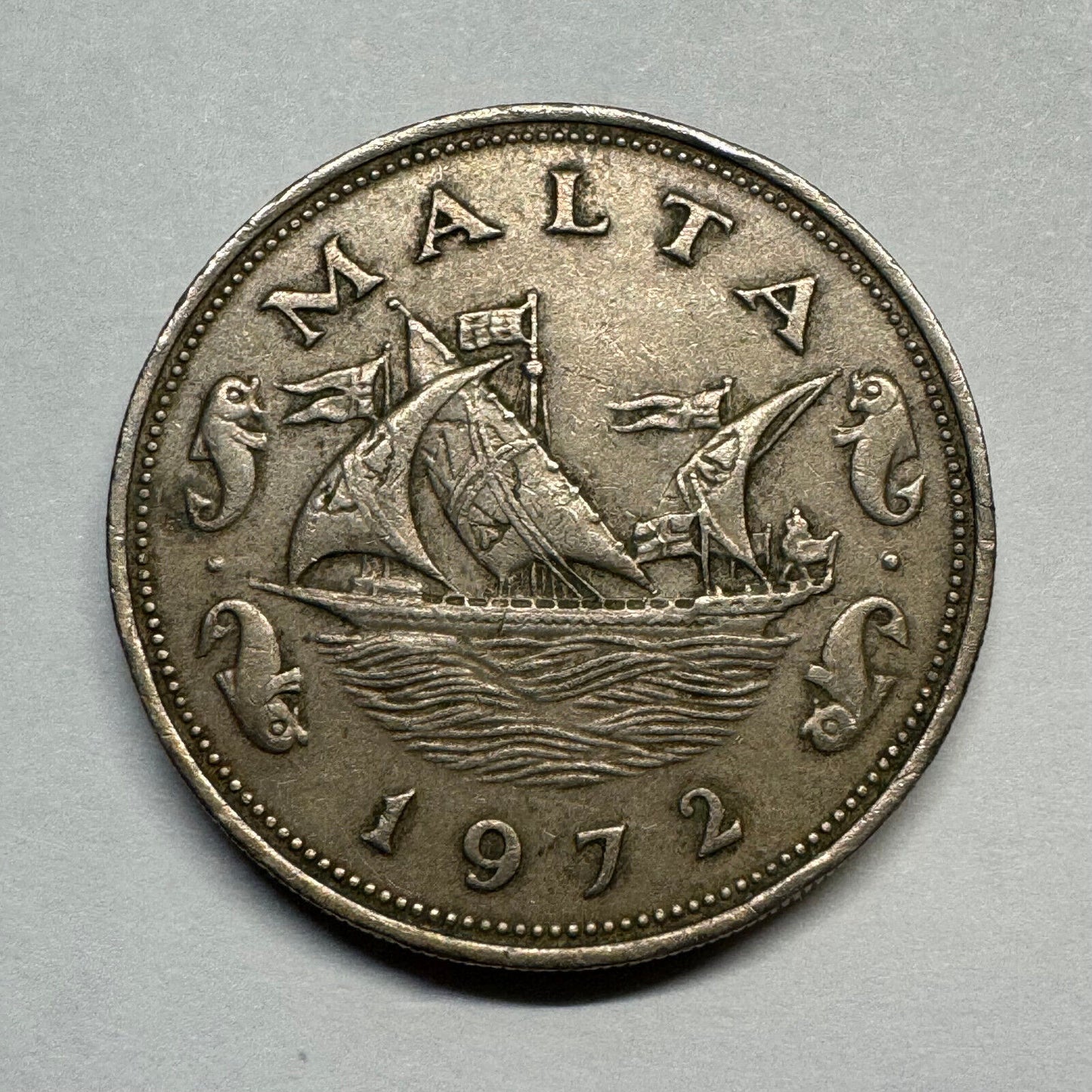 Malta 1972 10 Cents- Beautiful Coin - #A-004