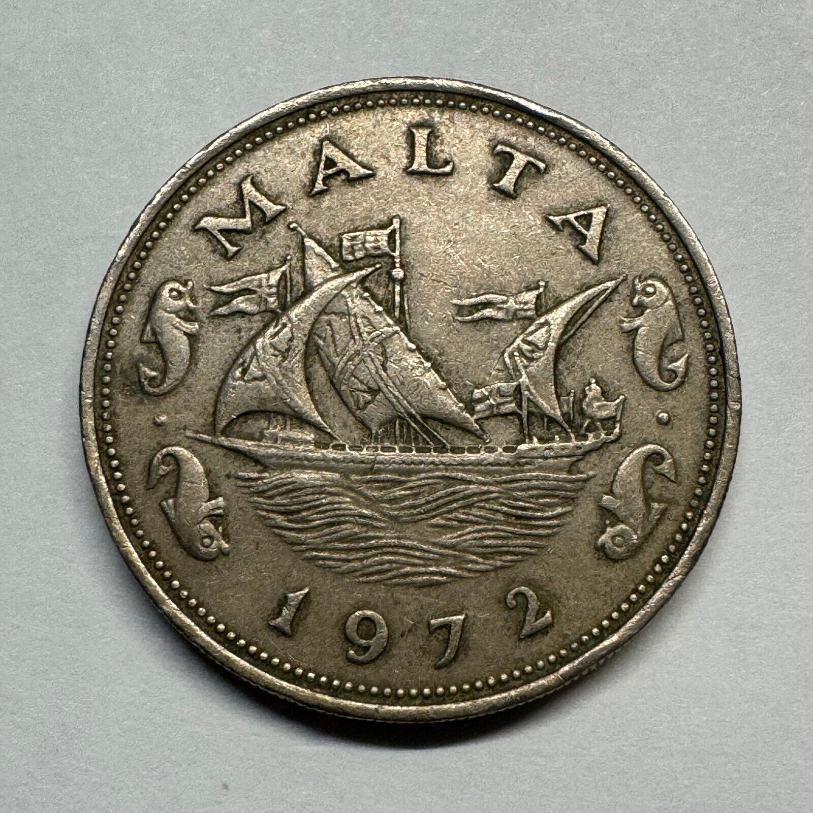 Malta 1972 10 Cents- Beautiful Coin - #A-004
