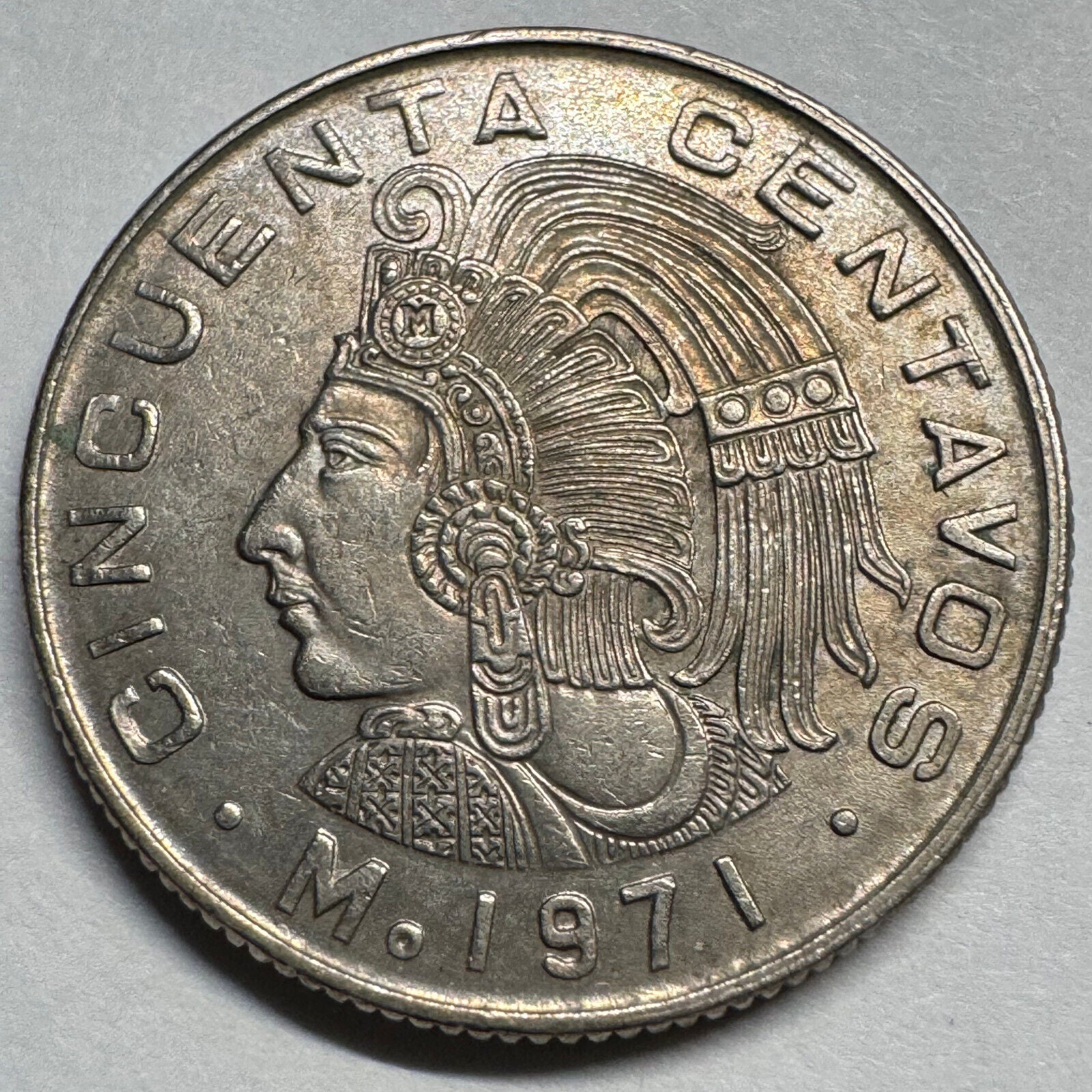 1971 Mexico 50 Centavos - Beautiful Coin - #A-071