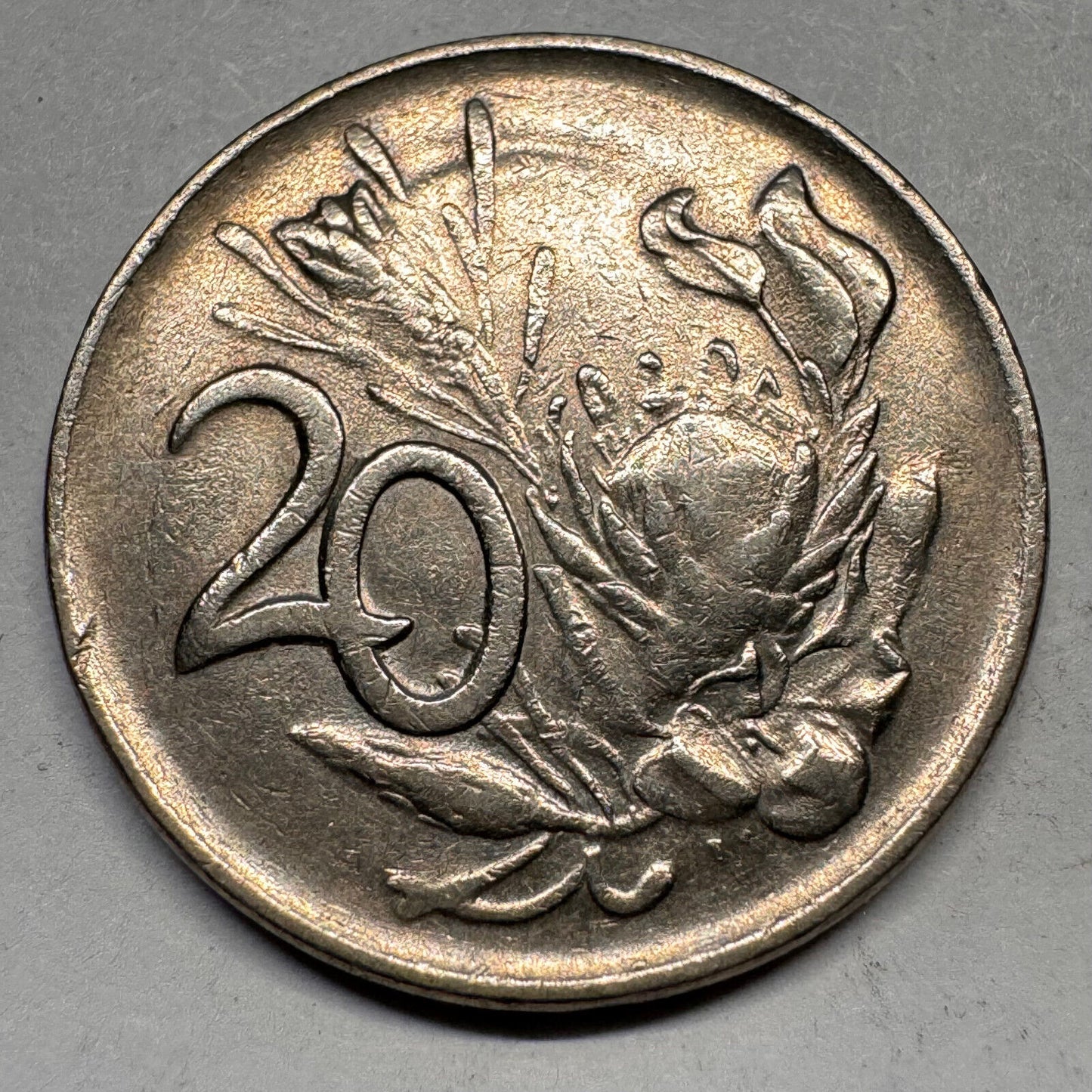 1976 South Africa 20 Cents - Beautiful Coin - #A-052