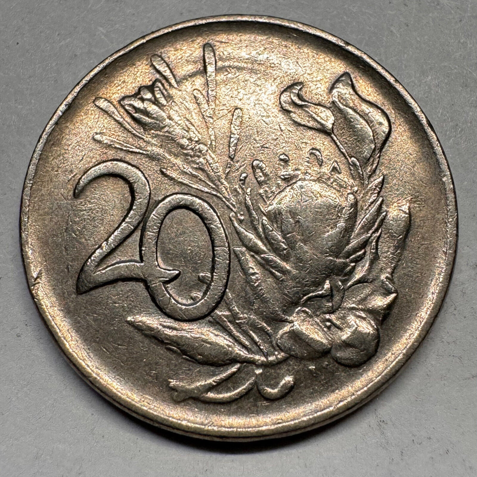 1976 South Africa 20 Cents - Beautiful Coin - #A-052