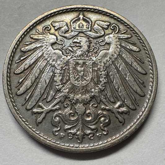 1912 Germany 10 Pfennig - Beautiful Coin - #A-091