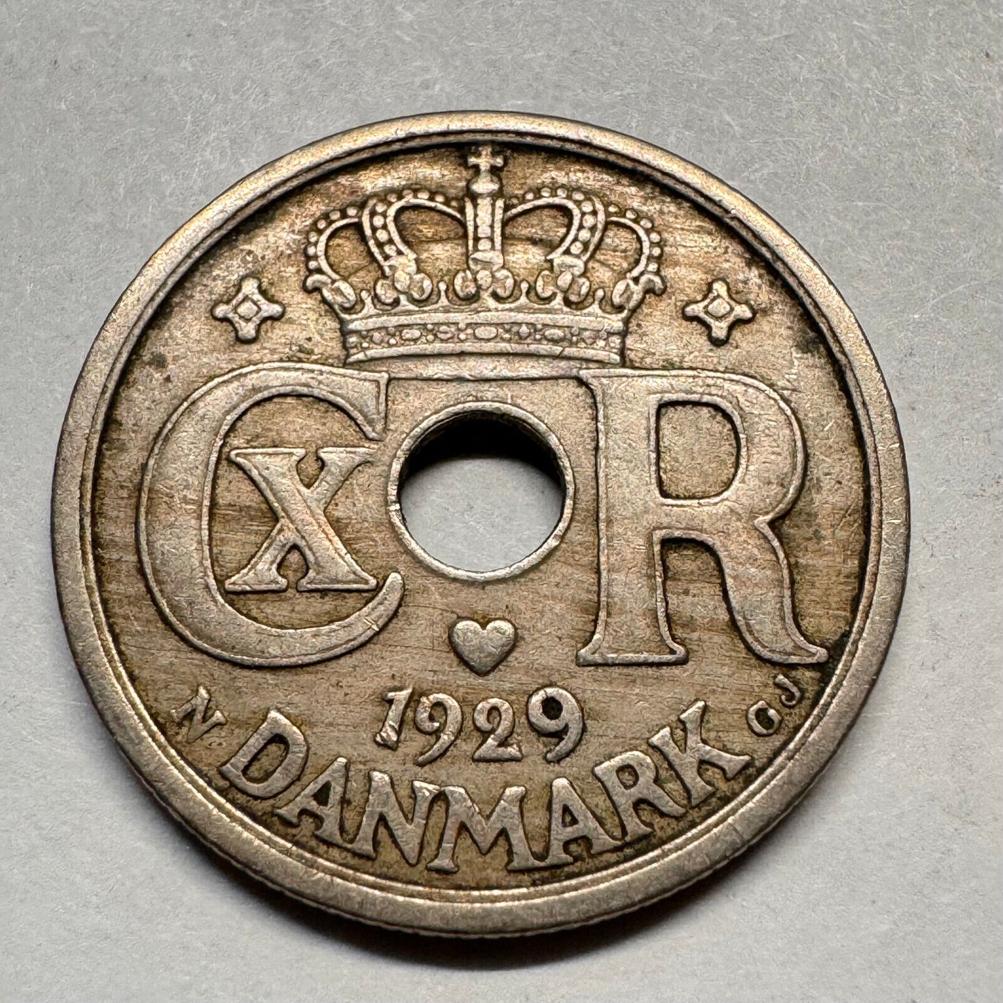 1929 Denmark 25 Ore - Beautiful Coin - #A-044