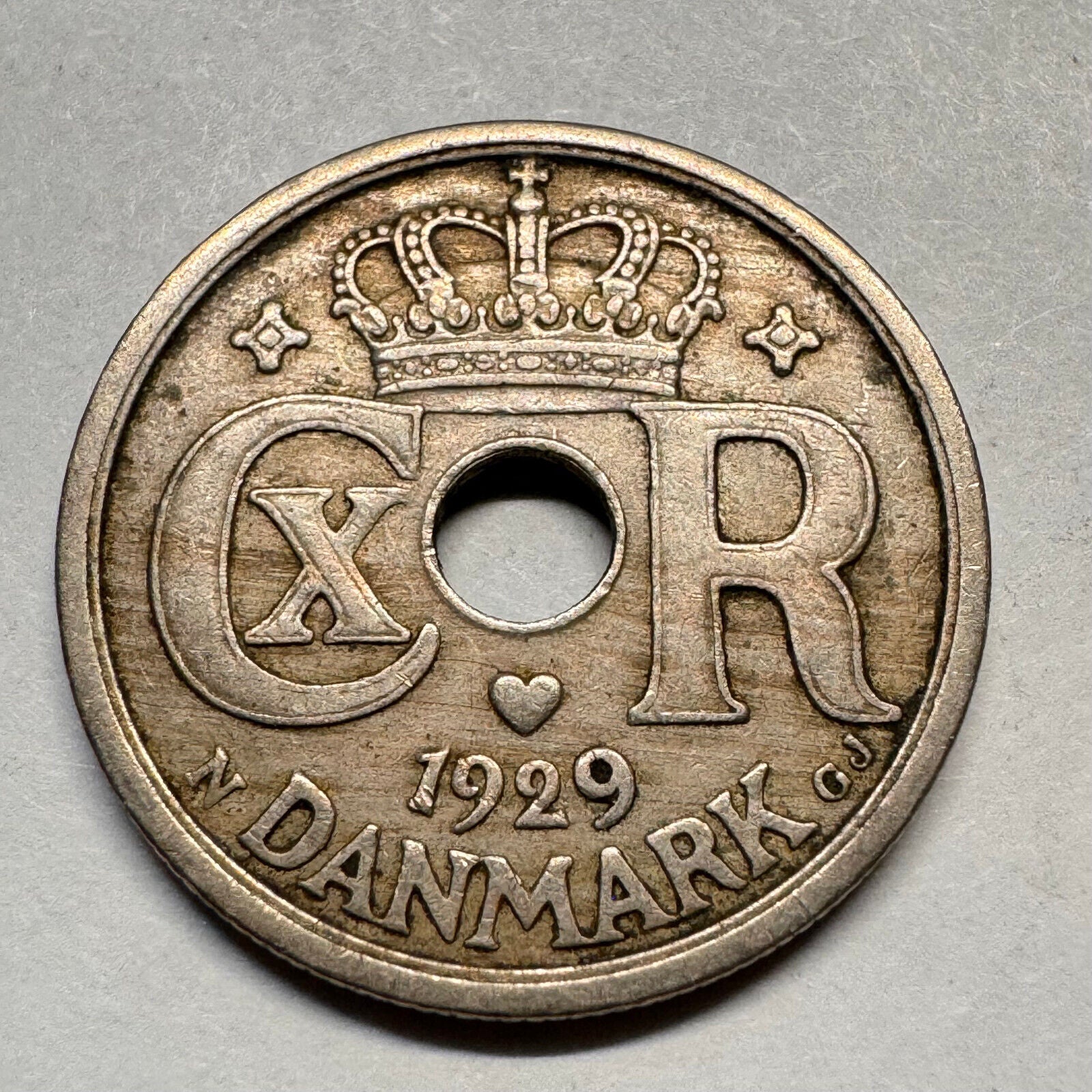 1929 Denmark 25 Ore - Beautiful Coin - #A-044