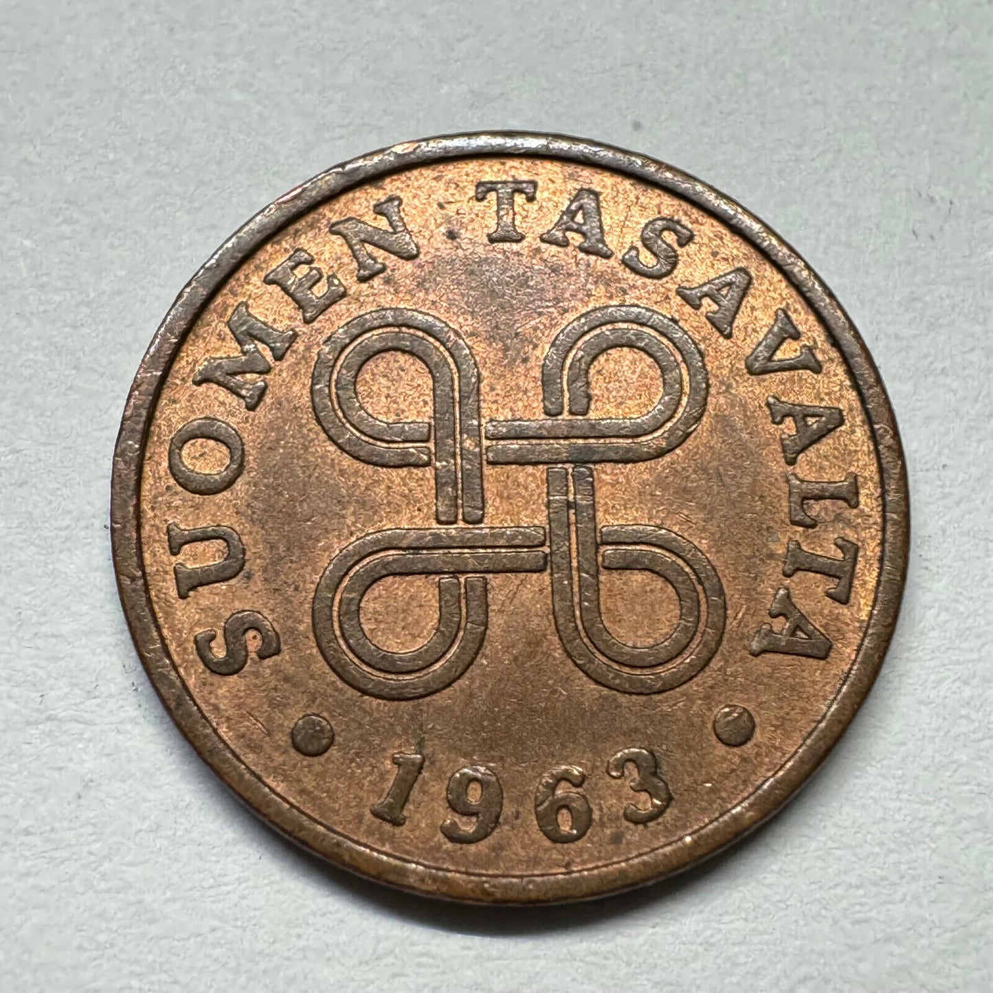 1963 Finland 1 Penni - Beautiful Coin - #B-054