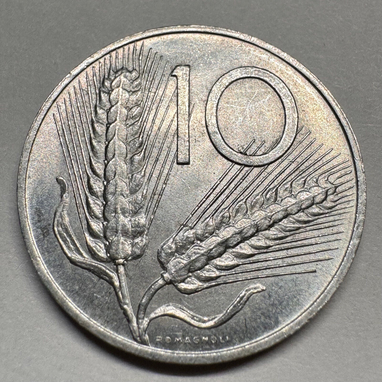 1970 Italy 10 Lira - Beautiful Coin - #A-045