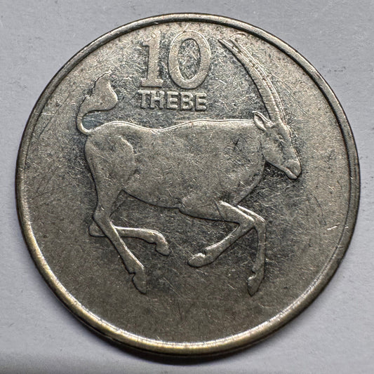 1991 Botswana 10 Thebe - Beautiful Coin - #A-021