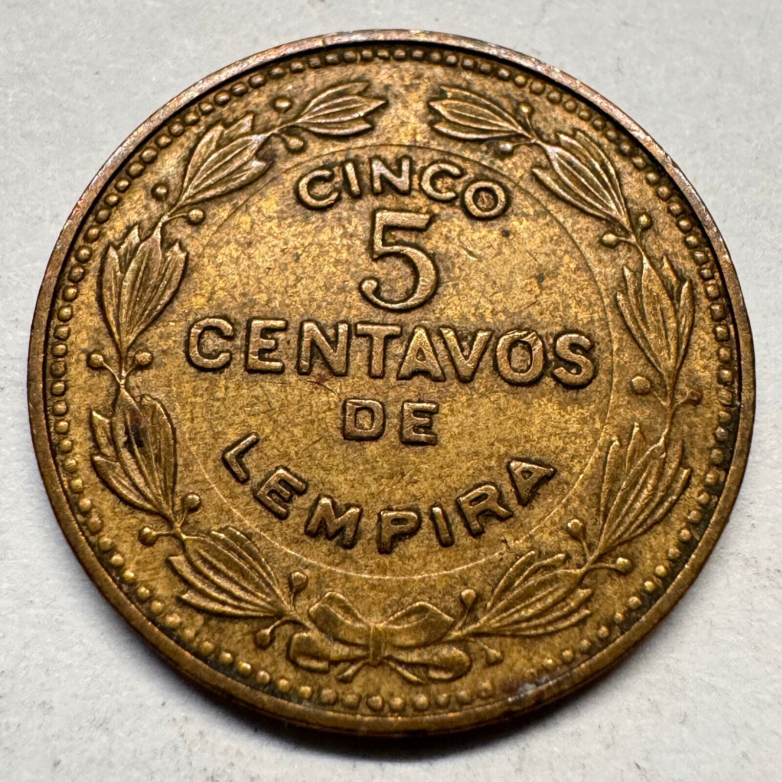 1975 Honduras 5 Centavos - Beautiful Coin - #A-056