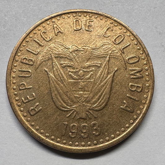 1993 Colombia 100 Pesos - Beautiful Coin - #A-051