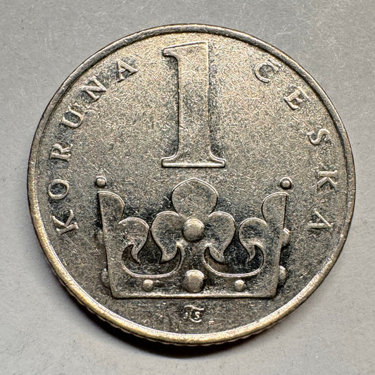 1994 Czech Republic 1 Koruna - Beautiful Coin - #A-028