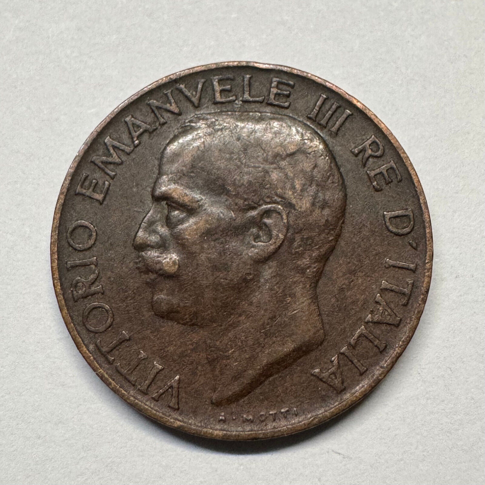 1929 Italy 5 Centesimi - Beautiful Coin - #B-060