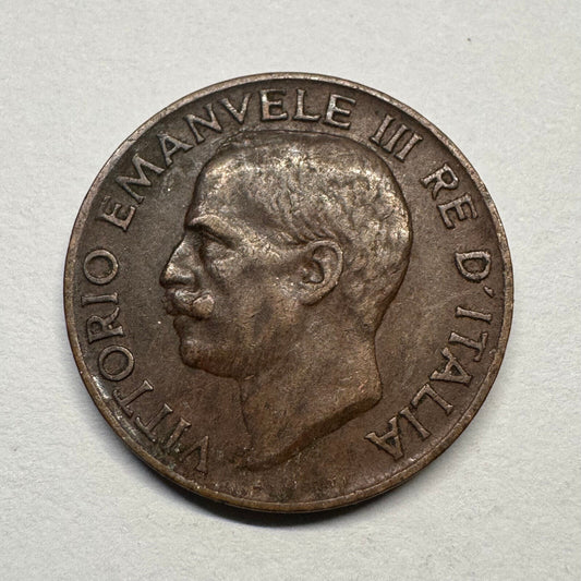 1929 Italy 5 Centesimi - Beautiful Coin - #B-059
