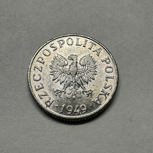 1949 Poland 1 Grosz - Beautiful Coin - #A-010