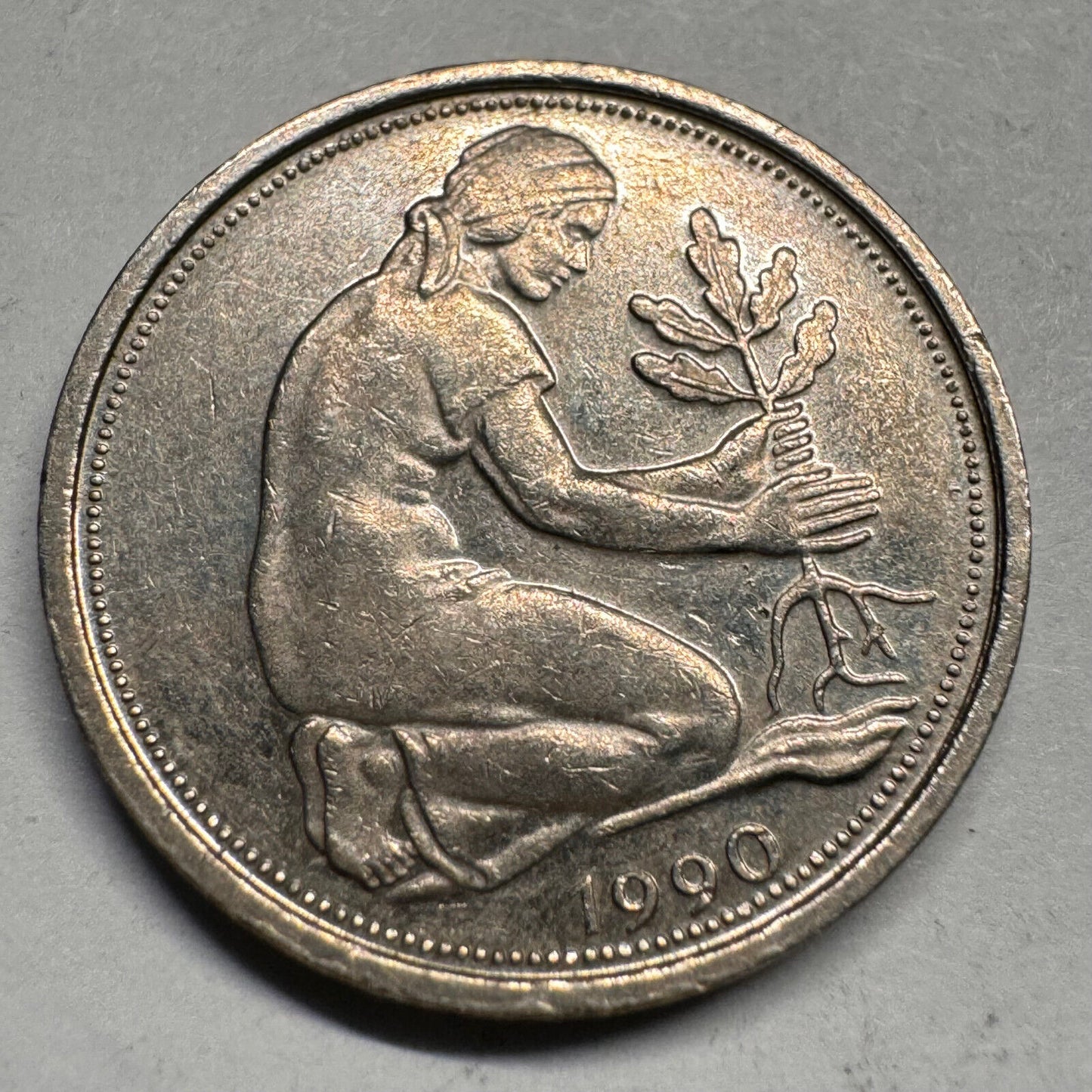 1990 Germany 50 Pfennig - A - Beautiful Coin - #A-049