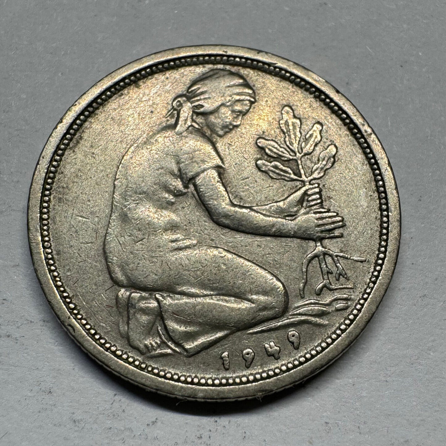 1949 Germany 50 Pfennig - Beautiful Coin - #A-011
