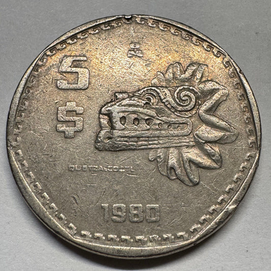 1980 Mexico 1 Peso - Beautiful Coin - #A-076