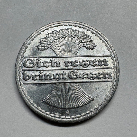 1921 Germany 50 Pfennig - Beautiful Coin - #B-007