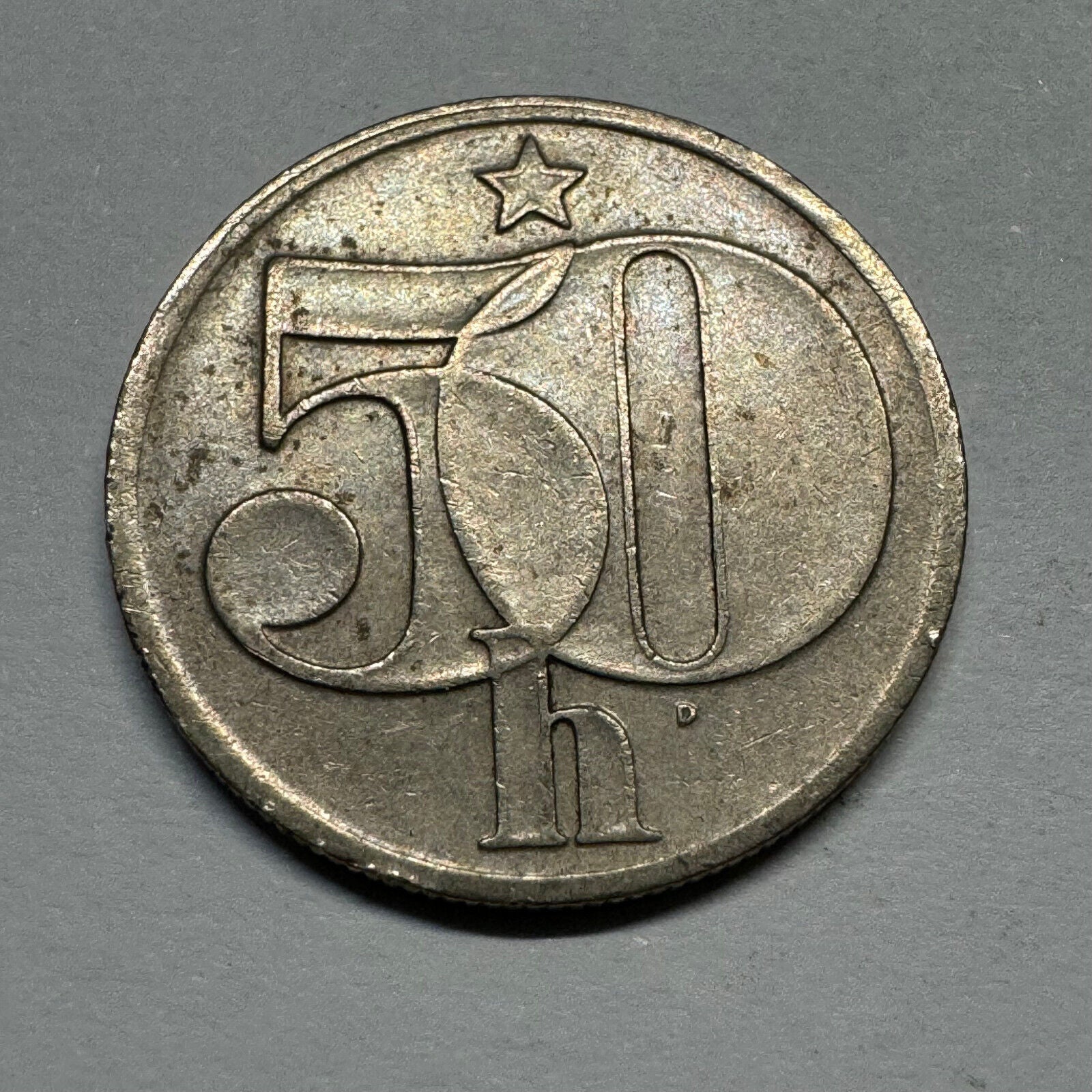 1978 Czechoslovakia 50 Haleru - Beautiful Coin - #A-007