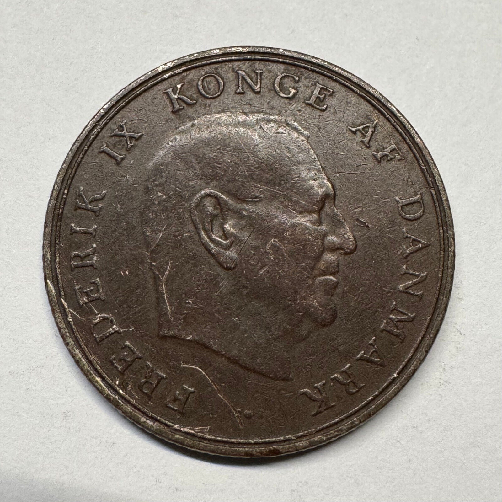 1962 Denmark 1 Krone - Beautiful Coin - #B-060