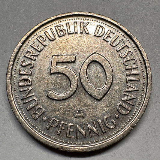 1990 Germany 50 Pfennig - A - Beautiful Coin - #A-031
