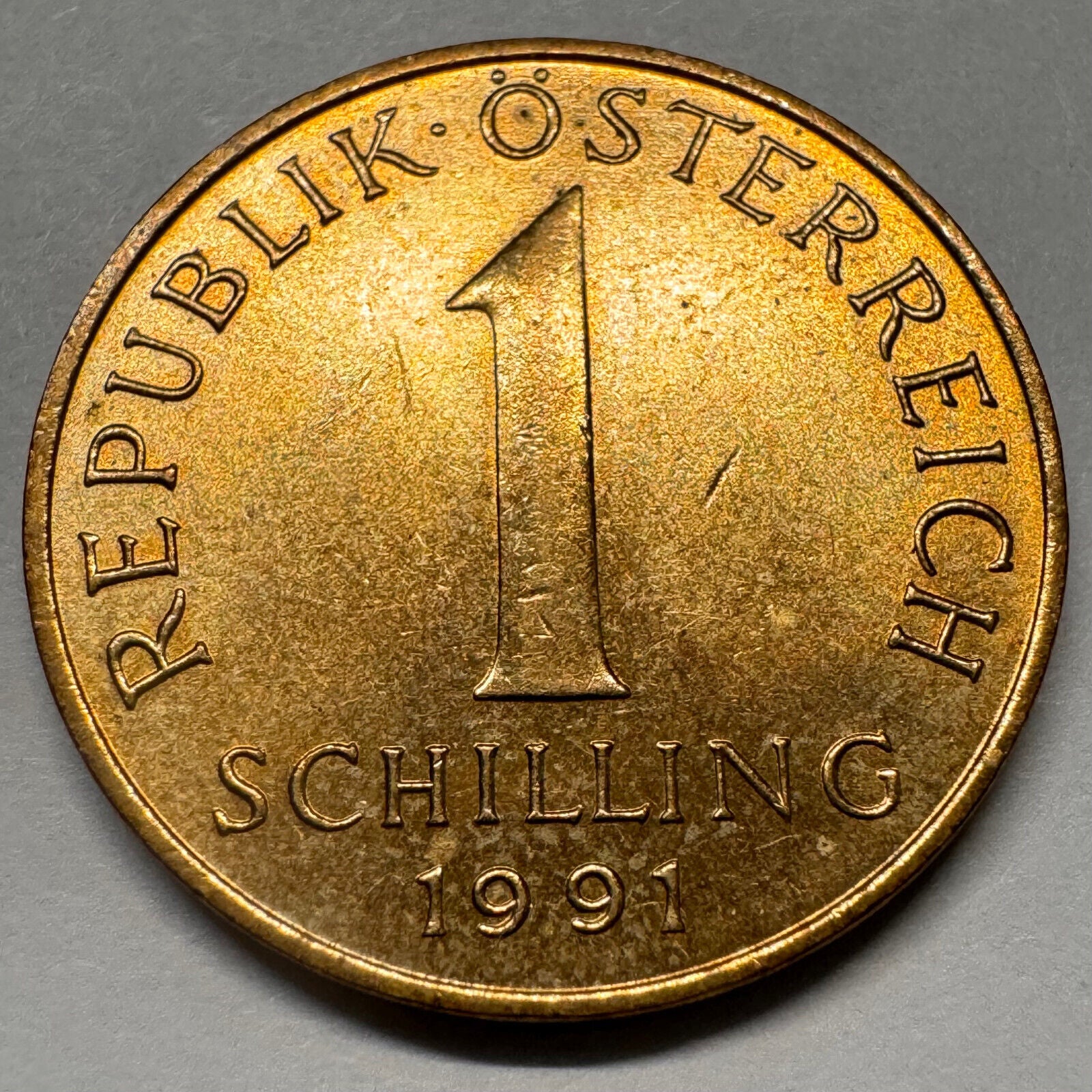 1991 Austria 1 Schilling - Beautiful Coin - #A-064