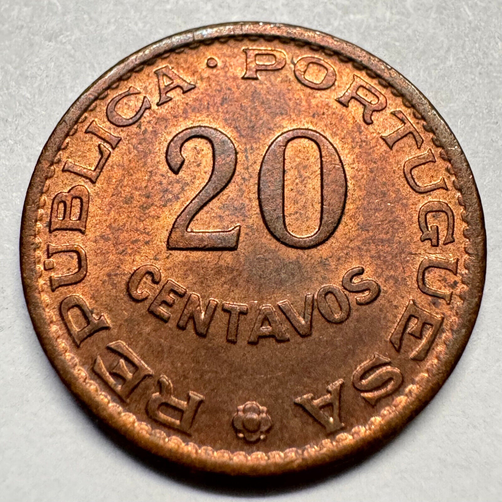 1961 Portugal 20 Centavos - Beautiful Coin - #A-043