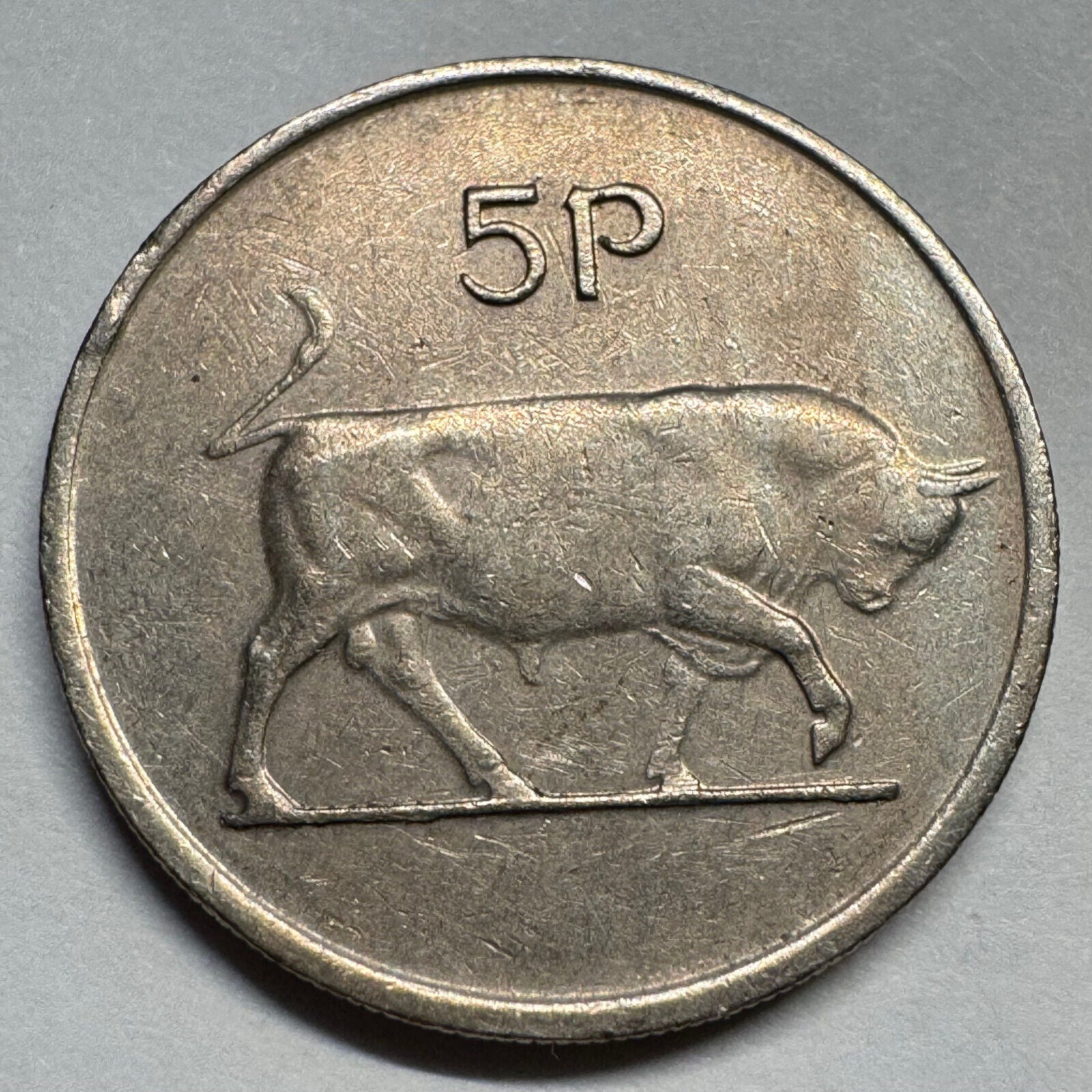 1975 Ireland 5 Pence - Beautiful Coin - #A-071
