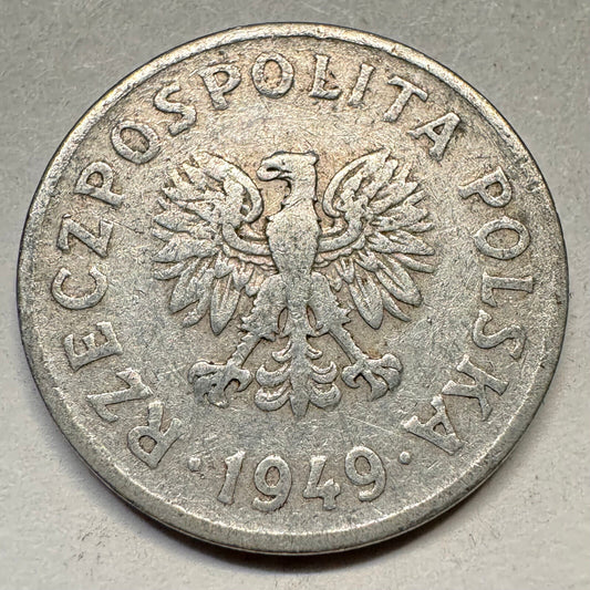 1949 Poland 20 Groszy - Beautiful Coin - #A-038