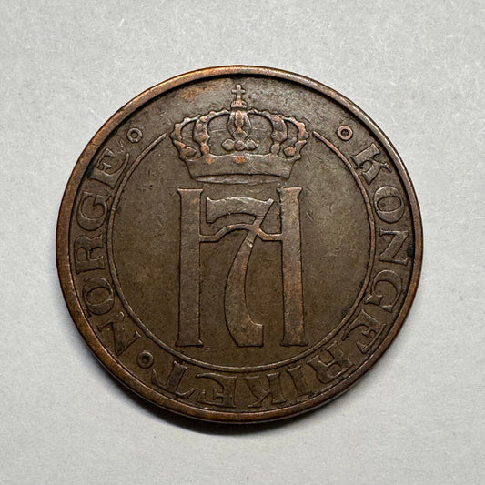 1931 Norway 5 Ore - Beautiful Coin - #B-035