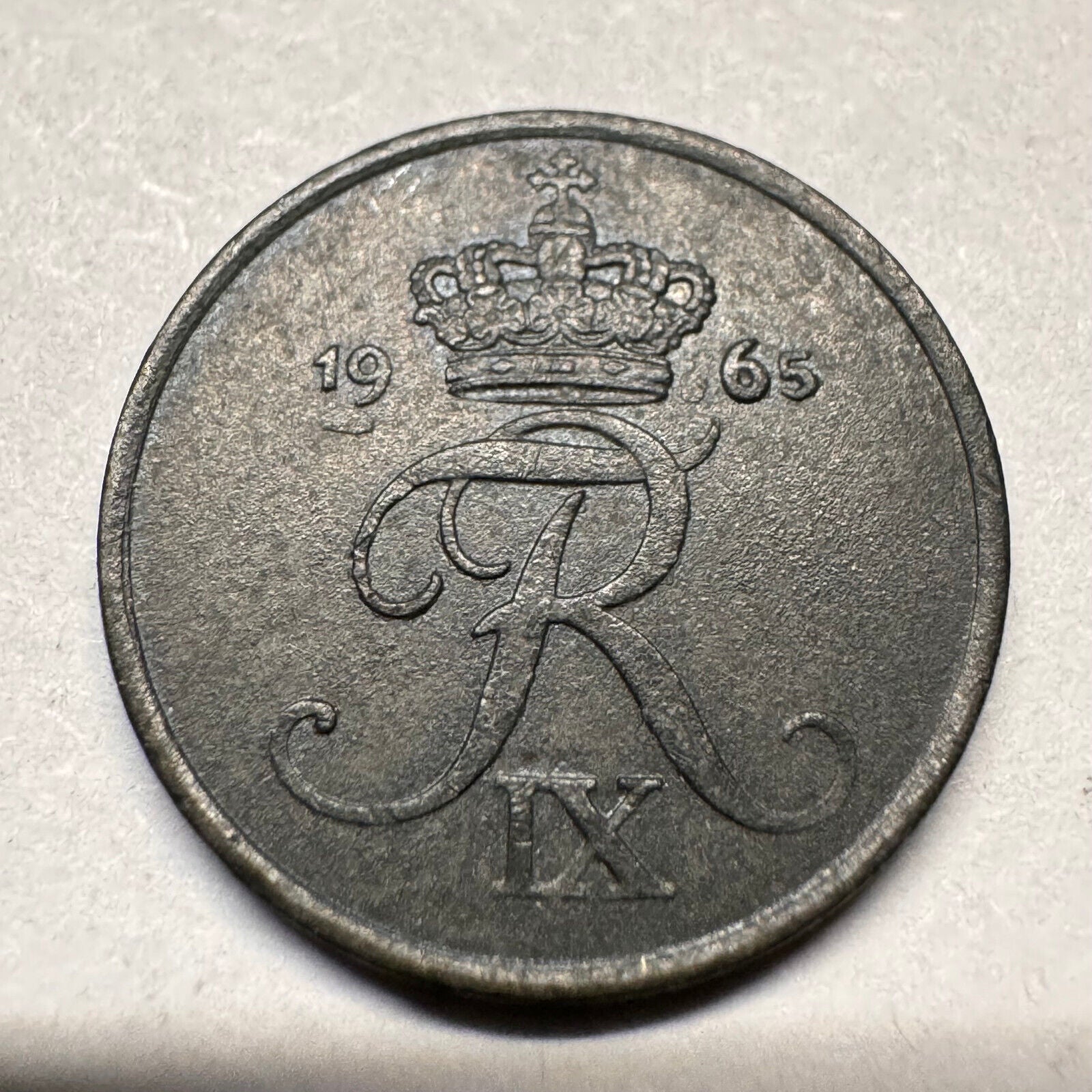 1969 Denmark 1 Ore - Beautiful Coin - #A-046